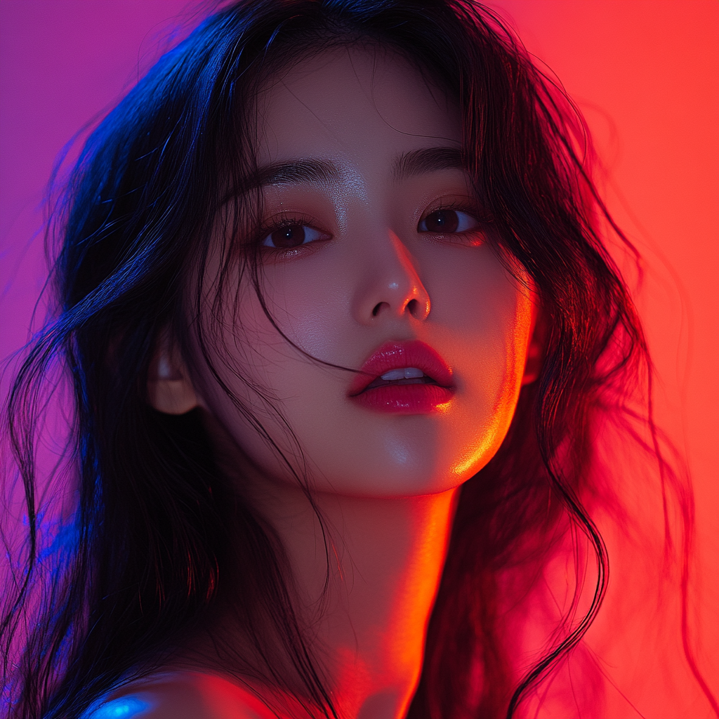 매끈하고 세련된 코 라인